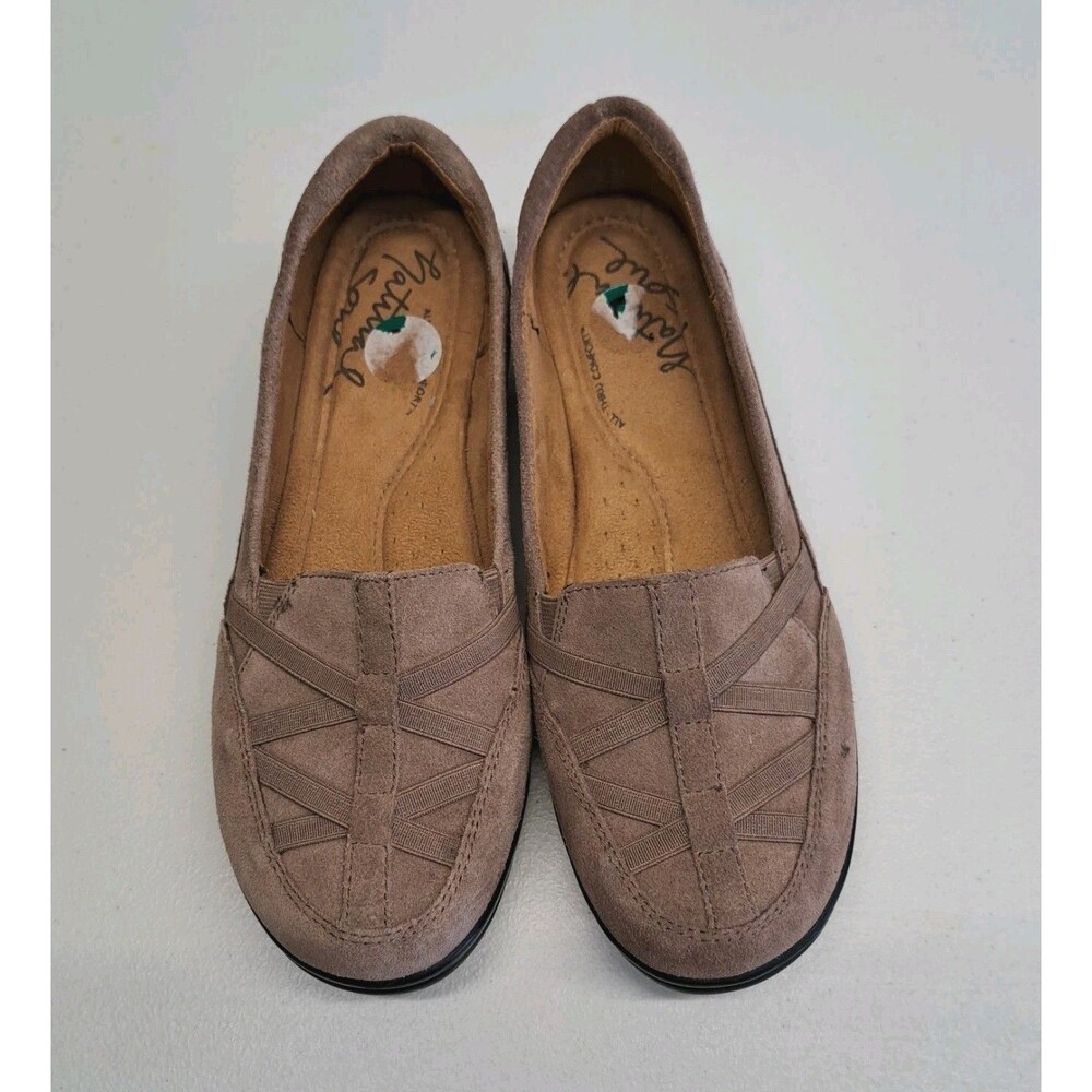 Natural Soul by Naturalizer Inform Suede Slip-On Loafer Women's Size 8M